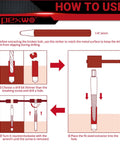 Instructions on using the 15 Piece Screw Extractor Set With Left Hand Drill Bits And Striker Gnarly Damaged Screw Removers