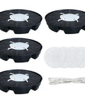Self Watering Tray Planter System For Indoors And Outdoors Auto Irrigation Plant Saucer with pads and wicks