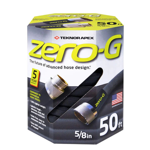Ultra Flexible Lightweight Garden Hose Five Eighth Inch By Fifty Feet, Kink Free And Durable, in original retail package