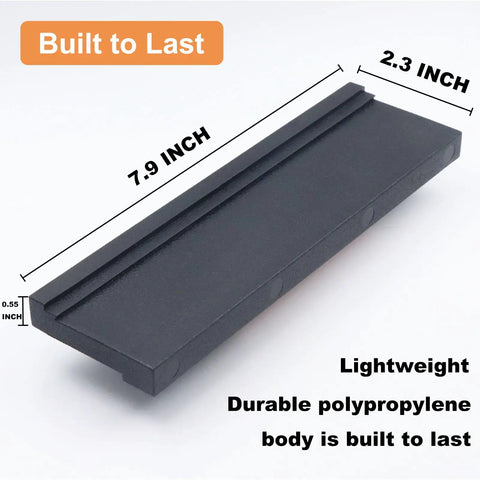 Universal Tapping Block For Vinyl Plank And Laminate Flooring With 3 Edges, Durable HDPE Construction