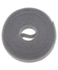 Premium Nylon Cable Organizer Strap Kick Your Desk Cord Chaos Into Shape With Reusable Loops to Ditch The Snarl, gray fiber roll