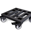 Heavy Duty Metal Air Compressor Cart With Dual Locking Caster Wheels Holds Eight Hundred Pounds flat base with wheels for easy mobility