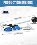 Tough Center Punch Bander Tool For Snug Hose Connections Comes With Quick Install Adapter Compatible With 3/8 In And 5/8 In Pipe Size, 12-inch length.