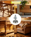 Heavy Duty Adjustable Furniture Levelers With Anti Wobble Feet For Tables Chairs Cabinets Sofas And Other Furniture Legs Four Pack M10 50 30 Tough Floor Protectors Built To Last Indoors Or Outdoors in home setting