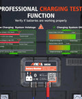 12V Car Battery Tester With Bluetooth For Lead Acid And Lithium Batteries BM200 US Battery Monitor Voltage Cranking And Charging System Tests Real Time Trip Records And Abnormal Alarm Easy Setup showing charging test results