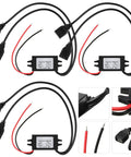 Two Pack 12V To 5V USB Buck Converter Module Dual USB Ports 3A 15W Car Power Adapter Voltage Regulator In Car Charger