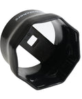 4-7/8 Inch 8-Point Truck Axle Wheel Bearing Socket, high strength steel, black powder coated, angled close-up view