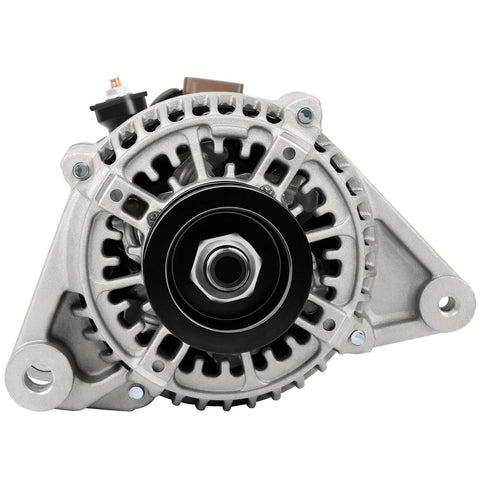 Front view of 80 Amp 12 Volt Alternator Replacement For Lexus ES300 3.0L 1997 To 2001 Camry 3.0L 2000 To 2001 And Solara 3.0L