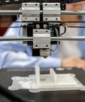 LMK6UU Linear Ball Bearings Deliver Rock Solid Precision With A 6Mm Bore And 12Mm Od Spec Featuring Square Flange Chromium Steel Construction in 3D printing setup.
