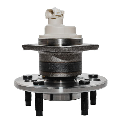 Side view of Pair Rear Wheel Bearing And Hub Assembly For Fwd Chevy Impala Monte Carlo Buick Allure Regal Lacrosse 5 Lug With ABS