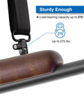 Rock Hard Rifle Sling Swivels 1.25 Inch QD Two Point Mount showing load capacity of 275 lbs on smooth aircraft aluminum.