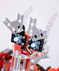 Heavy Duty Kickass Aluminum 120 Degree Robot Gusset, Solid Structural Brackets For STEM Projects, TETRIX Prime Max Compatible.