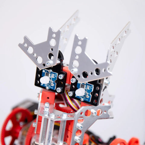 Heavy Duty Kickass Aluminum 120 Degree Robot Gusset, Solid Structural Brackets For STEM Projects, TETRIX Prime Max Compatible.