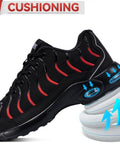Steel Toe Work Shoes For Men Lightweight Puncture-Resistant Sneaker with breathable design and cushioned insole, side view