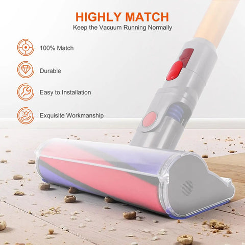 Dyson Pro Grade Wand Extension Tool And Cleaner Head Clip Latch Button Replacement For V7 V8 V10 V11 V15 Vacuum Cleaners