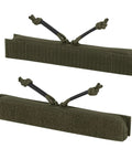 Tactical Drop-In Zipper Inserts For Built-In Vest Plate Bag Admin Pocket, Fast Access Front Or Rear Pocket, Plastic Stiffener