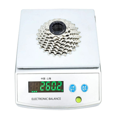 8 Speed Cassette For Road And Mountain Bikes With A Beefed Up Wide Range 11-25T 11-42T Nickel Plated Steel on scale