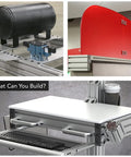 1 Inch By 3 Inch T Slot Aluminum Extrusion Kit for DIY linear rail projects, showcasing modular builds and desk setup.