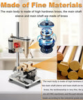 Get This Ultra Compact Qugurlid Variable Speed Benchtop Drill Press made of high hardness brass for precision watch repair.