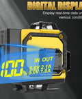 Ultra Bright Green Laser Level With 1M Tripod 4x360 Degree Lines Self Leveling 16 Line 4D Green Cross For Picture Hanging DIY