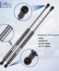 Hyundai Sonata Front Hood Shocks Lift Supports Gas Springs Replacement Set Of 2 6489 SG367017 81161-3Q000 81171-3Q000 image