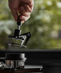 Premium Stainless Steel Needle Distributor Tool For Espresso Coffee 58MM Portafilter used to level coffee grounds before tamping.