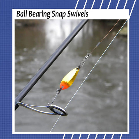 Tough As Nails Heavy Duty Snap Swivel Set With Stainless Split Rings And Ball Bearing Swivels For Freshwater And Saltwater Fishing 25 Pcs 50 Lb Capacity Smooth Rotation And Line Twist Reduction, fishing line and lure