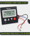 12 Volt Digital Power Control Unit For Deer Feeder With Universal Barrel Mounting Powder Coated Steel Housing Built Tough