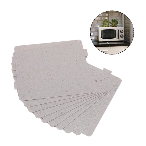 Ten Pack Microwave Waveguide Cover Mica Sheets Heat Resistant Insulation For Microwave Ovens Replacement Parts next to microwave image