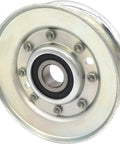 V Groove Idler Pulley Wheel Three And Three Quarters Inch Diameter Five Eighths Inch Bore One Point Zero Four Inch Wide Fits Four L And Five L