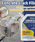 Heavy Duty Concrete Crack Filler Featuring Snap Tight Grip Annular Gap Seal For Grounding Rods Gas Pipes And Wall Sleeves With Rugged Flex Waterproof Mastick That Absorbs Vibration No Fuss Install used on concrete surface