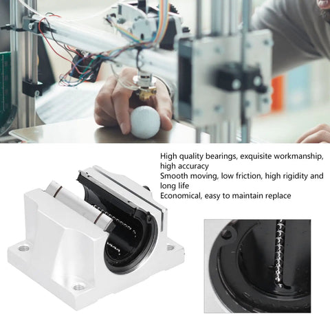 Rock Solid 30Mm Open Linear Ball Bearings Crafted From Premium Aluminum Slide Bushings for CNC routing and automation.