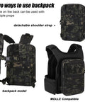 Tactical Molle Hydration Pack One And A Half Liter Capacity Water Reservoir Bag for Molle Vest Backpack in camouflage design