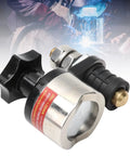 Super Cool Switchable Magnetic Grounding Clamp With Easy On Off Control For Safe Welding Tools And Quick Electronic Connections Made With Sturdy Copper Rod And Silicone Insulation Grip That No Sparks Just Steady Ground Connection Every Single Time You - durable metal clamp with a black grip.