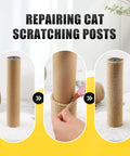 Natural Jute Twine Rope 8mm By 50ft Heavy Duty Roll used for repairing cat scratching posts with fray-resistant finish