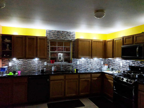 Interlocking Metallic Glass Tile Mosaic In Rose Gold Silver And Ink Blue For Kitchen Backsplash Bathroom Walls Fireplace Surrounds And Accent Decor 12x12 Inch Mesh Backed Sheets For Easy Install 6 Sq Ft Coverage Sleek Dope Modern Look in a kitchen backsplash