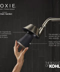 Moxie Bluetooth Showerhead With Waterproof Speaker 1.75 GPM Polished Chrome Built In Harman Kardon Audio Easy Install