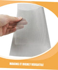 Hand holding stainless steel fine mesh from Bumper Repair Kit 4 Pack No Fuss Quick Fix For Car Damage Durable And Easy To Use