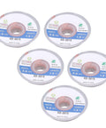 Pro Grade Solder Wick Desoldering Braid 5 Pack No Clean Copper For PCB Repair And BGA Rework 3mm Width 1.5m Length High Efficiency Solder Removal For Easy PCB Solder Cleanup five reels
