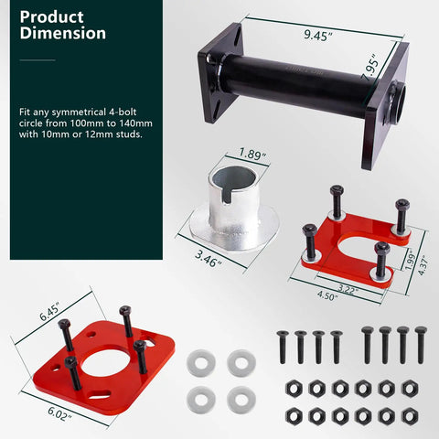 Rear Axle Bearing Puller And Installer Kit For Toyota Tacoma Tundra 4Runner Hilux T100 Pick Up Trucks 1995 To 2020 with components