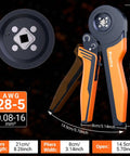 Top Tier Preciva Quadrilateral Ferrule Crimping Tool Kit With 1280pcs Wire Terminals And Ratchet Action For Automotive DIY Wiring Projects Perfect For Pros and Homeowners, AWG 28-5