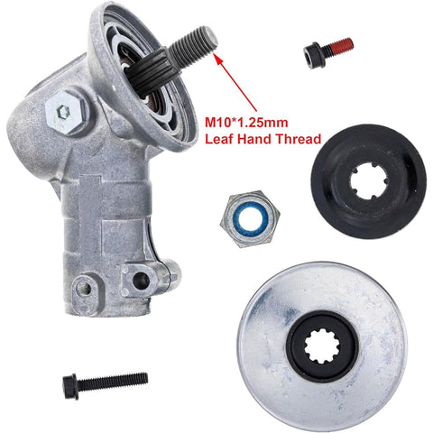 Bevel Gear Head Box Fits Husqvarna Jonsered Redmax Craftsman Poulan AYP Weedeater McCulloch Pro Grade Replacement Part Silver 537333802