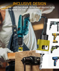 5-piece countersink drill bit set with depth stop; teal cordless drill foreground with replaceable HSS M2 bits