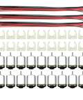 18 Piece 3V DC Motor Kit For STEM Projects And Toys With 24000 RPM Gear Train 252 Plastic Gears Includes 2 AA Battery Holder And Wires