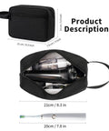 Travel Hanging Toiletry Bag With Carry Handle, Water-Resistant Cosmetic Organizer For Men And Women, Makeup And Shaving Kit