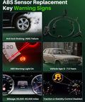 Road Ready Abs Wheel Speed Sensor Straight Swap Four Pack For Jeep Patriot Compass 2007 2016 Dodge Caliber 2007 2008 2 4 Liter 4 Wd Awd No Sweat Install Smooth Ride Guaranteed ABS warning signs collage with sensor.