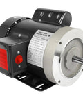 One HP Electric Motor 1750 RPM General Purpose Single Phase 56C Frame TEFC IP55 Garage Ready Dual Voltage 115 230V