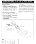 Detailed installation instructions and diagram for mounting a wall fixture, including wiring guide and safety warnings.