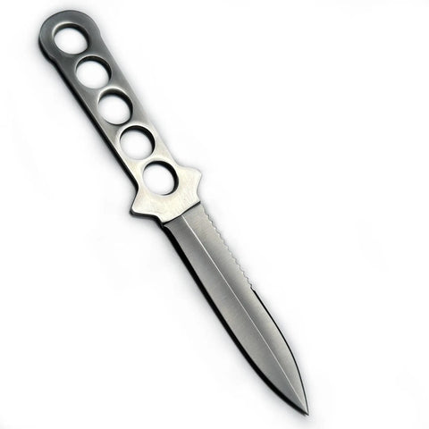 Beefed-Up Dive Knife With Sheath And Leg Strap, Thigh Knife With 440 Stainless Fixed Blade, Corrosion Resistant, Built For Scuba