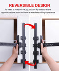 Reversible design of Pro Grade Cabinet Hardware Jig With Adjustable Template For Handles And Drawer Knobs Easy Install For Doors
